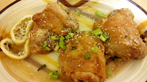 Air Fryer Chinese Lemon Chicken